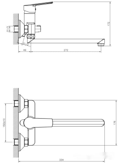 Смеситель DecoRoom DR22043