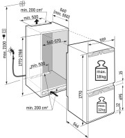 Встраиваемый холодильник Liebherr ICNd 5173 Peak NoFrost