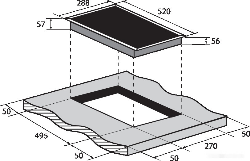 Варочная панель ZUGEL ZIH294B
