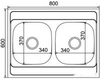 Кухонная мойка Mixline 528171