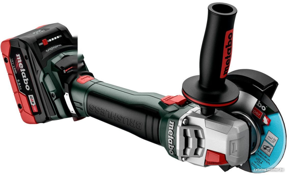 Угловая шлифмашина Metabo WB 18 LT BL 11-125 Quick 613054650 (с 2-мя АКБ, кейс)