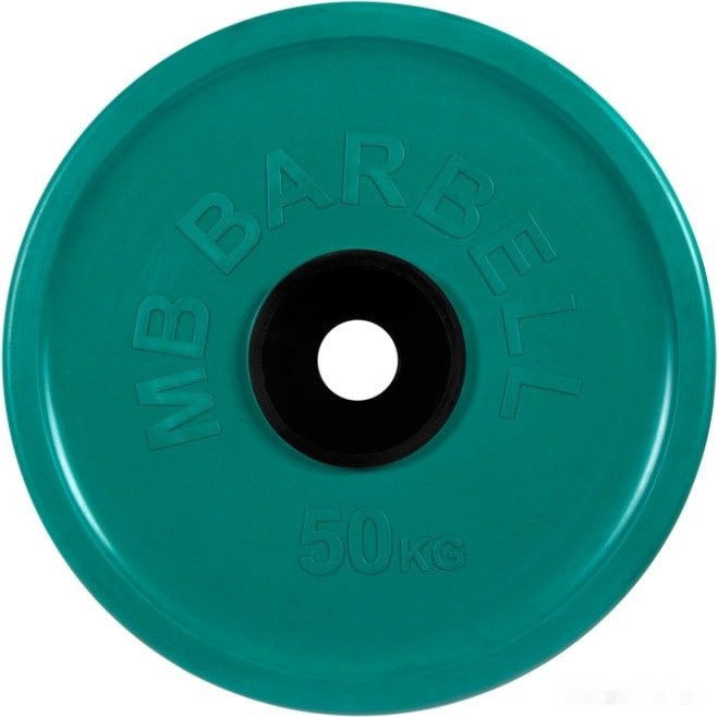 Диск MB Barbell Евро-классик 51 мм (1x50 кг, зеленый)