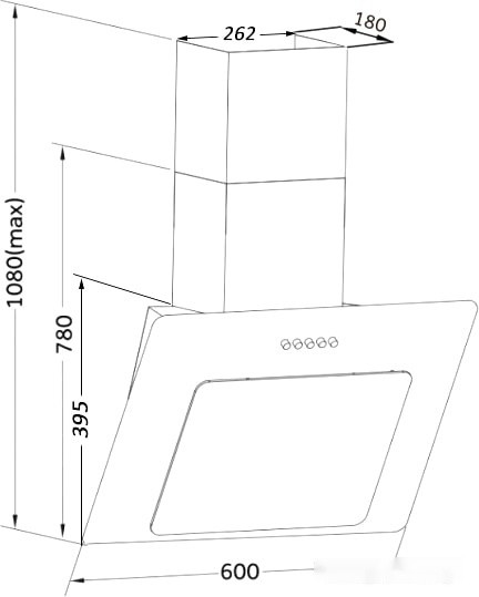 Вытяжка Germes Baden 60 (черный)