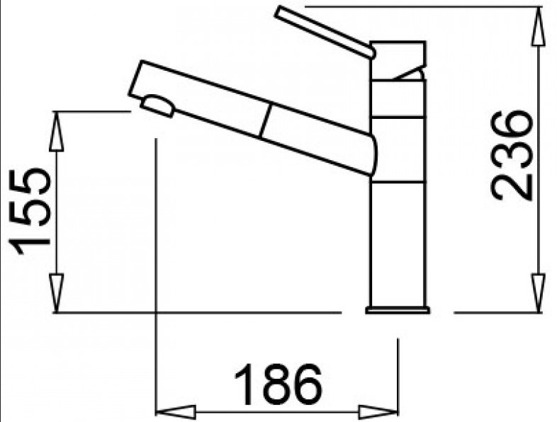 Смеситель Elleci Reno M70 Ghisa