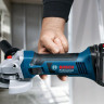 Угловая шлифмашина Bosch GWS 18 V-LI Professional (два аккумулятора 5 А*ч)