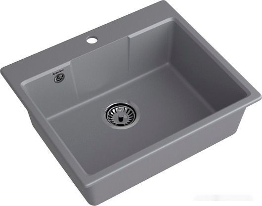 Кухонная мойка GranFest QUARZ GF-UR-658 (темно-серый)