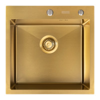 Кухонная мойка ARFEKA ECO AR 500*500 GOLD PVD NANO
