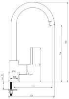 Смеситель Deante Milin BEU S62M