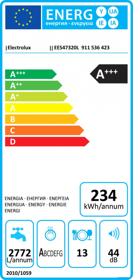 Посудомоечная машина Electrolux EES47320L