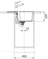 Кухонная мойка Franke Urban UBG 611-62 (черный матовый)