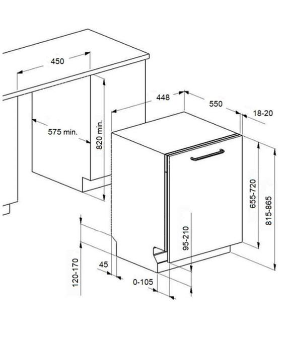 Посудомоечная машина Maunfeld MLP-083D