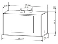 Вытяжка Faber Aria WH 72 305.0702.960