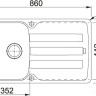 Кухонная мойка Franke Antea AZG 611-86 (ваниль)