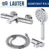 Смеситель Lauter Temp 21YH50427-4 с лейкой Relexa Nevada 21S10146