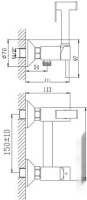 Смеситель Haiba HB5510 (хром)