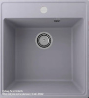 Кухонная мойка Ulgran Quartz Forte 460-05 (бетон)