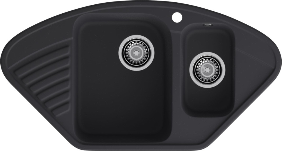 Кухонная мойка GranFest QUARZ Z-14 (черный)