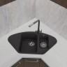 Кухонная мойка GranFest QUARZ Z-14 (черный)