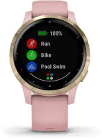 Умные часы Garmin Vivoactive 4s (розовый/золотистый)