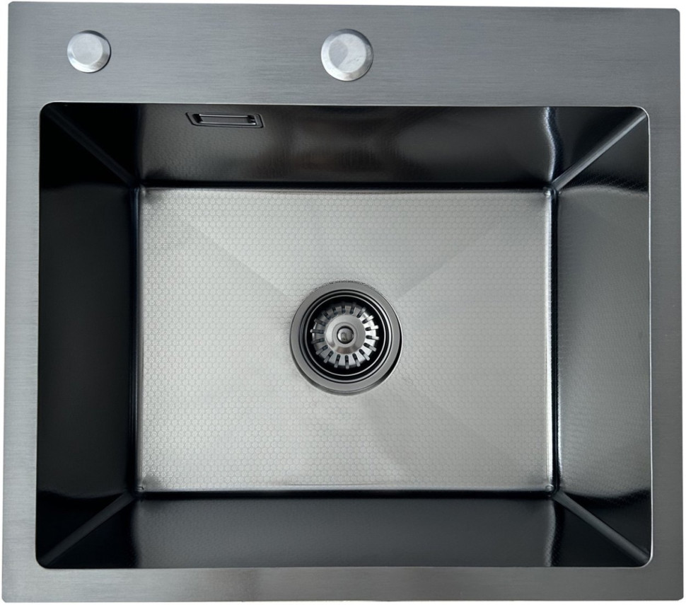 Кухонная мойка Blantek LS-5044HN Honeycomb Nano black
