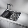 Кухонная мойка Granula KS-6004 (черный)