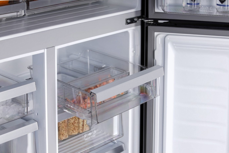 Четырёхдверный холодильник HIBERG RFQ-555DX NFGB Inverter