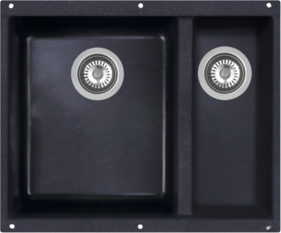 Кухонная мойка Zigmund & Shtain Integra 500.2 (темная скала)