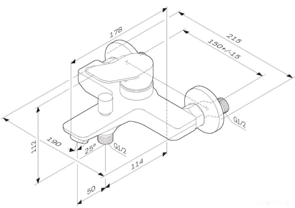 Смеситель Am.Pm X-Joy F85A10022