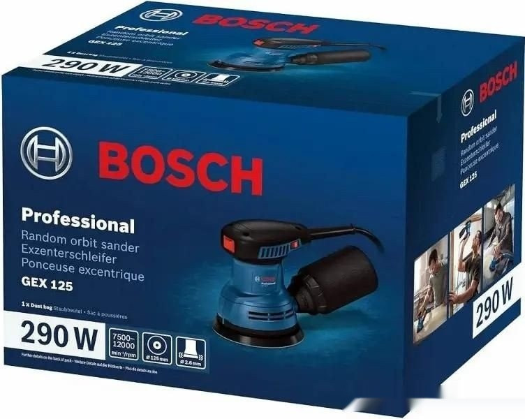 Шлифовальная машина Bosch GEX 125 06013A8020