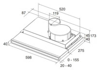Вытяжка Turboair GEA1M/GRFX/A/60