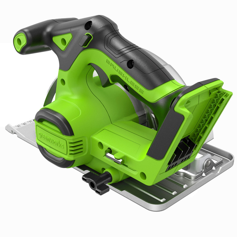 Дисковая (циркулярная) пила Greenworks GD24CS165 1501607 (без АКБ)