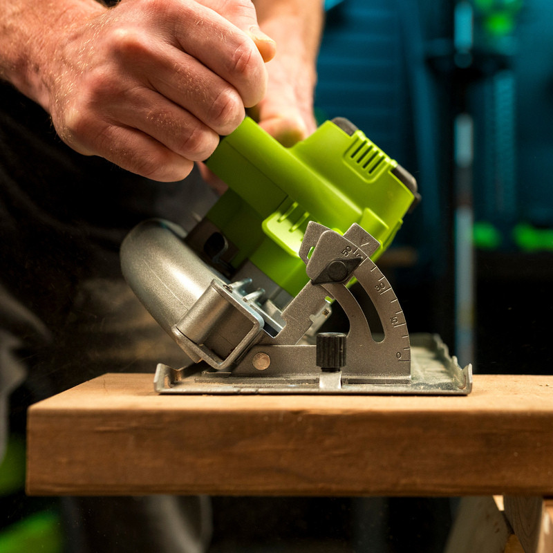 Дисковая (циркулярная) пила Greenworks GD24CS165 1501607 (без АКБ)