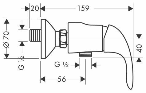 Смеситель Hansgrohe Focus E 31760000