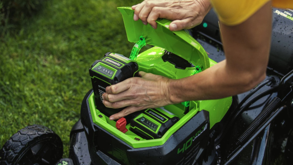 Аккумуляторная газонокосилка Greenworks GD40LM46SP 2506807 без АКБ и ЗУ