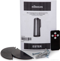 Вытяжка Konigin Ester 31 (черный/черное стекло)