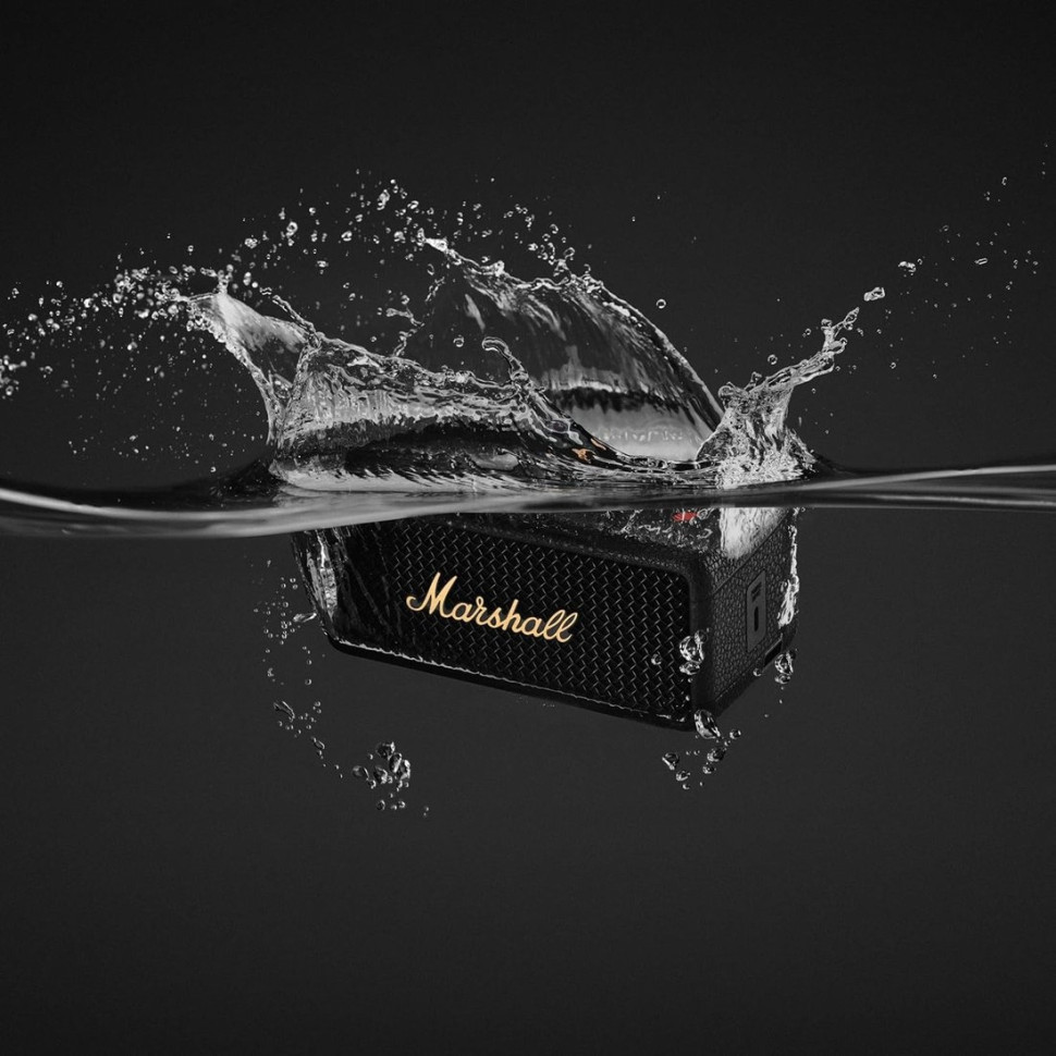 Портативная акустика Marshall Emberton III (черный/латунь)