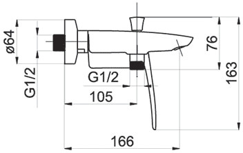 Смеситель Rubineta Aero-10