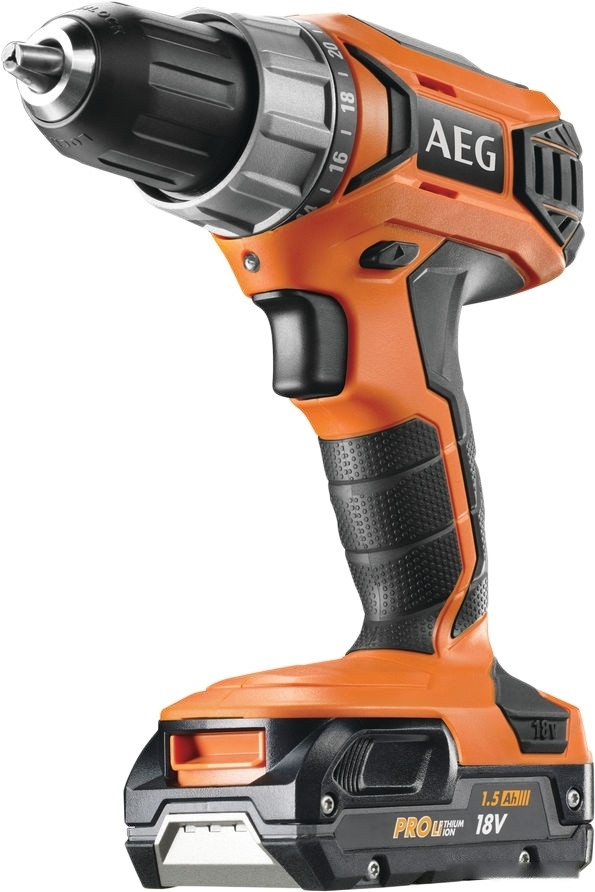 Дрель-шуруповерт AEG BS 18G3 Li-152C 4935464101 (с 2-мя АКБ, кейс)