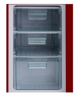 Холодильник с морозильником Olto RF-160C (Red)