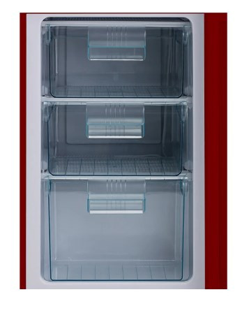 Холодильник с морозильником Olto RF-160C (Red)