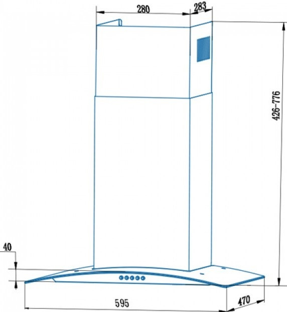Вытяжка CATA CG5-T600X 02005199