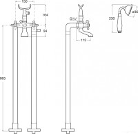 Смеситель Roca Carmen 5A274BC00