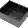 Кухонная мойка Roxen Uno 560210-54B-V графит/текстурная PVD покрытие (с ролл-матом и дозатором)