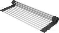 Кухонная мойка Roxen Uno 560210-54B-V графит/текстурная PVD покрытие (с ролл-матом и дозатором)