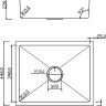 Кухонная мойка Roxen Uno 560210-54B-V графит/текстурная PVD покрытие (с ролл-матом и дозатором)