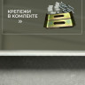 Кухонная мойка Roxen Uno 560210-54B-V графит/текстурная PVD покрытие (с ролл-матом и дозатором)