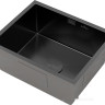 Кухонная мойка Roxen Uno 560210-54B-V графит/текстурная PVD покрытие (с ролл-матом и дозатором)