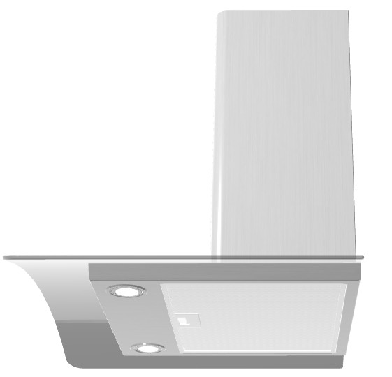 Вытяжка Elikor Аметист 60Н-430-К3Д (Нержавеющая сталь/Тонированное стекло)