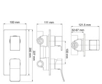 Смеситель Wasserkraft Aller 10671