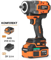 Гайковерт Daewoo Power DAX 6021Li Set (с 1-им АКБ, кейс)